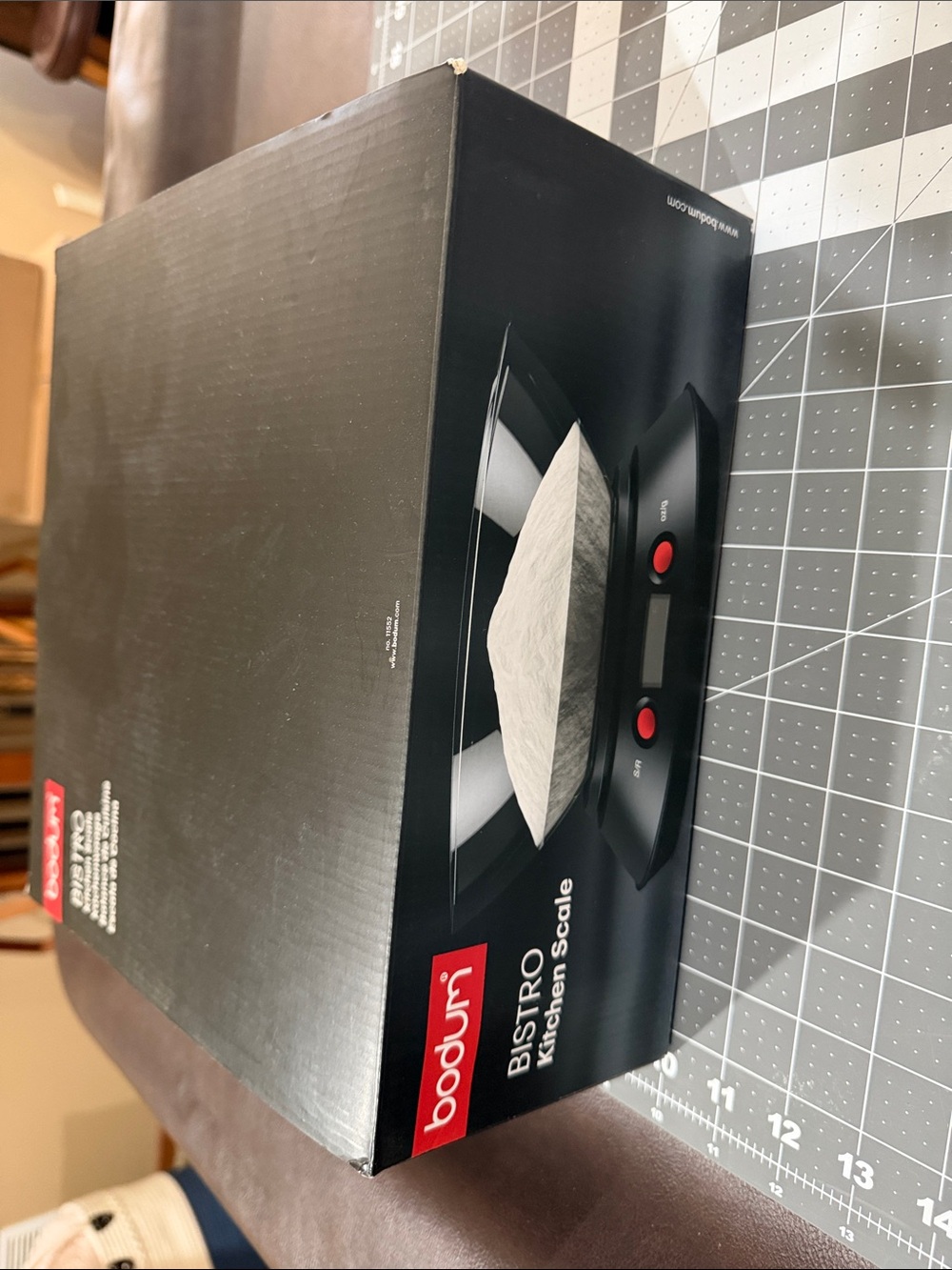 Bodum Bistro Digital Kitchen Scale in Black with Red Buttons NWT